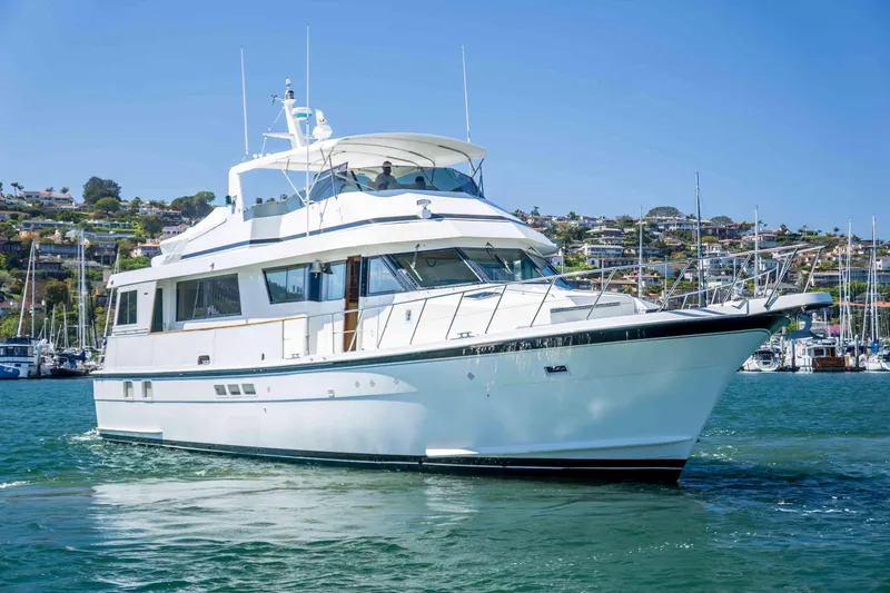 Slide: The Image of Hatteras Cockpit Motor Yacht 1992 - 3