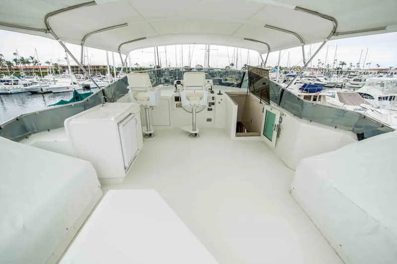 Slide: The Image of Hatteras Cockpit Motor Yacht 1992 - 43