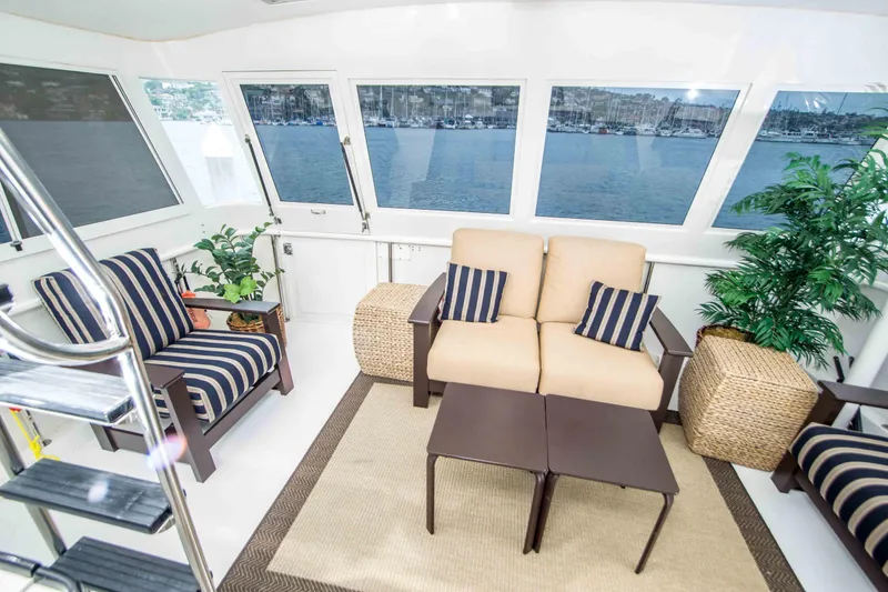 Slide: The Image of Hatteras Cockpit Motor Yacht 1992 - 10