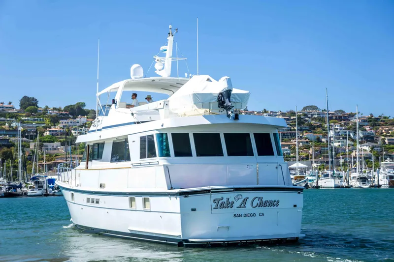 Slide: The Image of Hatteras Cockpit Motor Yacht 1992 - 6