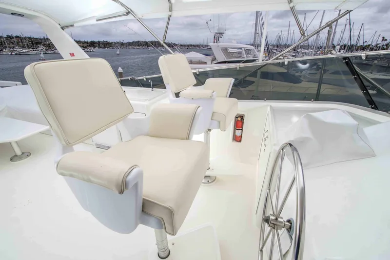 Slide: The Image of Hatteras Cockpit Motor Yacht 1992 - 47