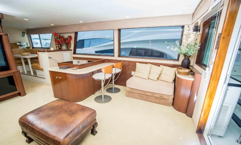 Slide: The Image of Hatteras Cockpit Motor Yacht 1992 - 11