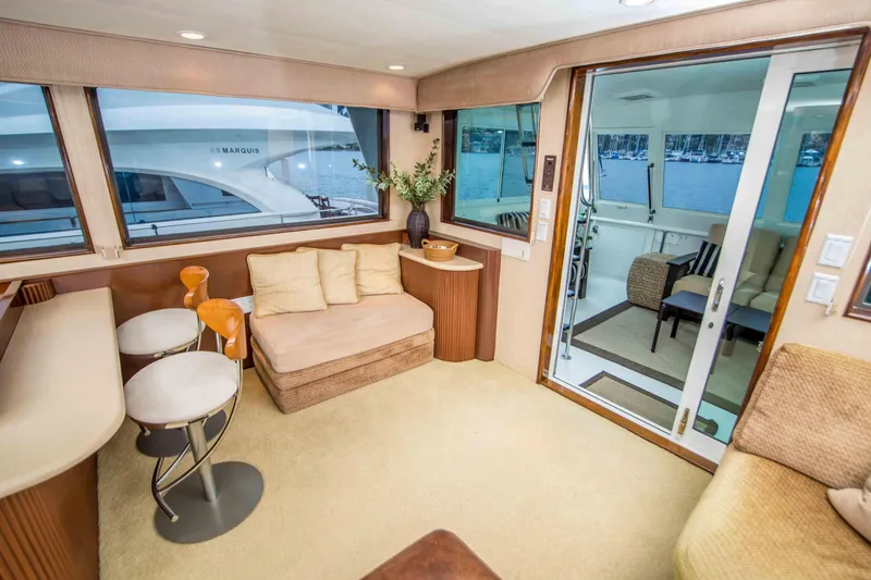 Slide: The Image of Hatteras Cockpit Motor Yacht 1992 - 12