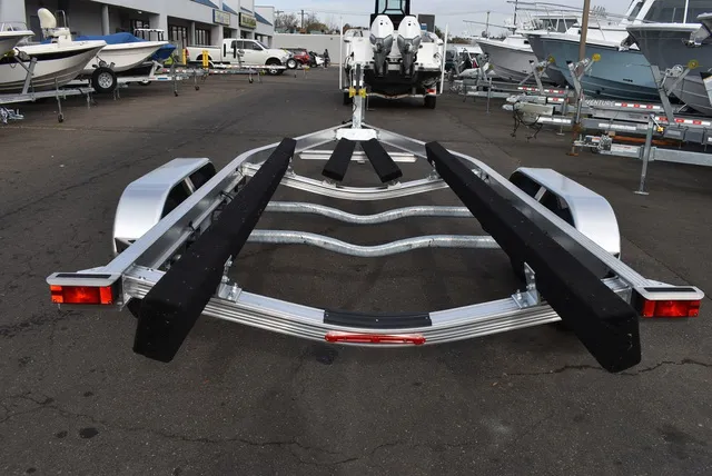 Slide: The Image of Yacht Club Trailers 23-6000 Aluminum tandem axle bunk boat trailer 2026 - 4