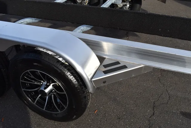 Slide: The Image of Yacht Club Trailers 23-6000 Aluminum tandem axle bunk boat trailer 2026 - 6