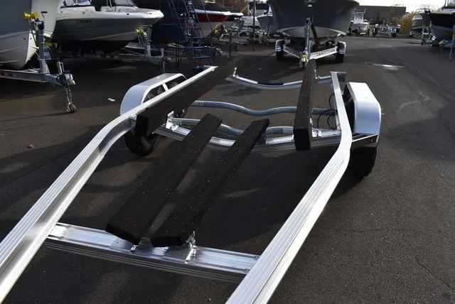 Slide: The Image of Yacht Club Trailers 23-6000 Aluminum tandem axle bunk boat trailer 2026 - 12