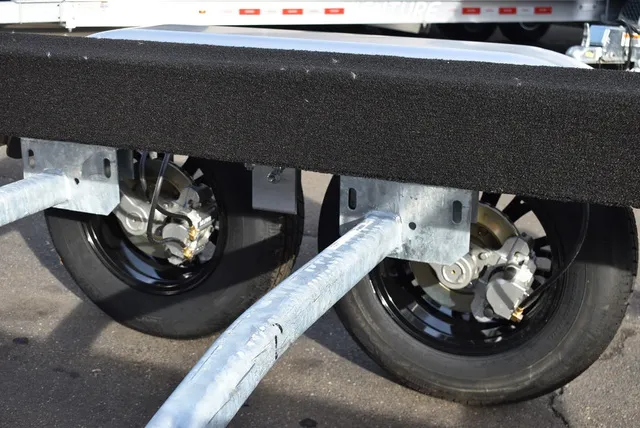 Slide: The Image of Yacht Club Trailers 23-6000 Aluminum tandem axle bunk boat trailer 2026 - 7