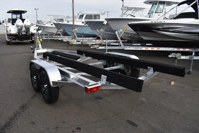 Slide: The Image of Yacht Club Trailers 23-6000 Aluminum tandem axle bunk boat trailer 2026 - 3