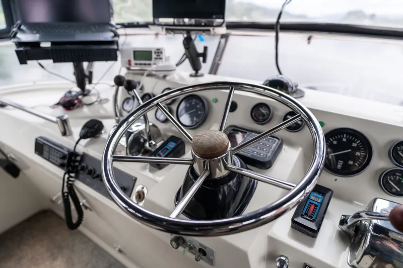 Slide: The Image of Camargue 48 Cockpit Motor Yacht 1988 - 50