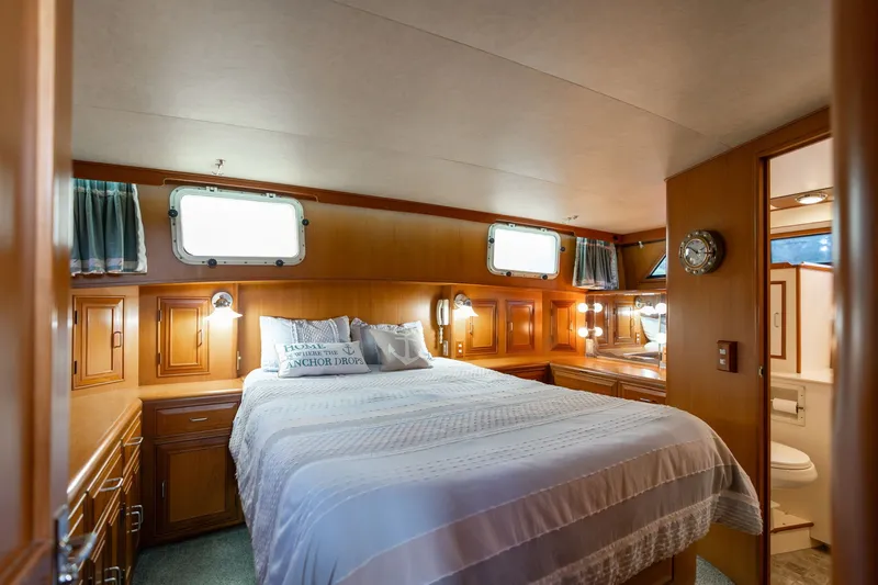 Slide: The Image of Camargue 48 Cockpit Motor Yacht 1988 - 11