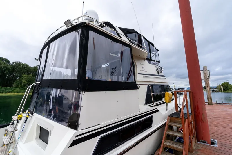 Slide: The Image of Camargue 48 Cockpit Motor Yacht 1988 - 5