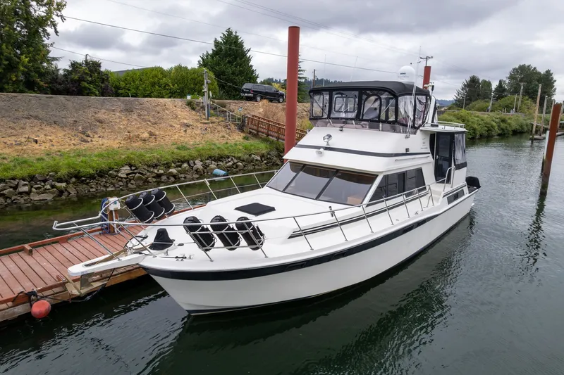 The Image of Camargue 48 Cockpit Motor Yacht 1988 - 1