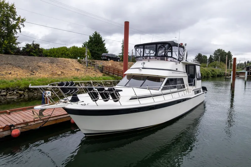 Slide: The Image of Camargue 48 Cockpit Motor Yacht 1988 - 79