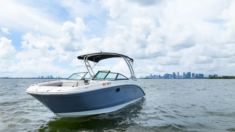 Slide: The Image of SEA RAY Deck Boat 2023 - 2