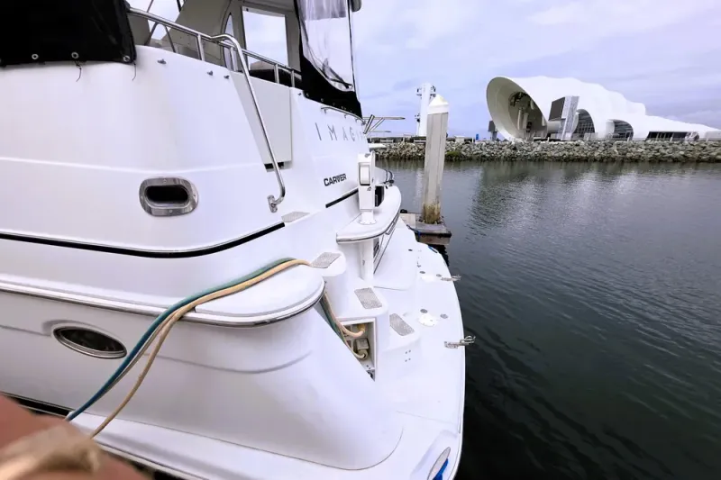 Slide: The Image of Carver Yachts 396 Aft Cabin Motor Yacht 2001 - 22