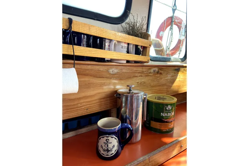 Slide: The Image of Custom Steve Anderson Gaff Schooner 1994 - 9