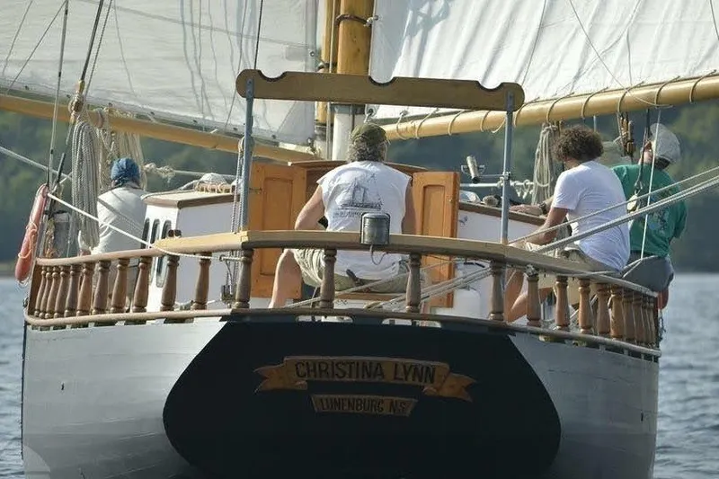 Slide: The Image of Custom Steve Anderson Gaff Schooner 1994 - 21