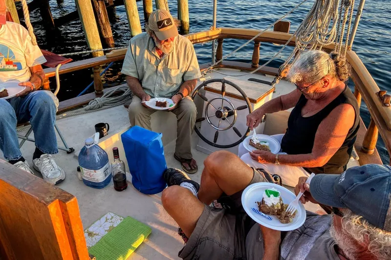 Slide: The Image of Custom Steve Anderson Gaff Schooner 1994 - 20
