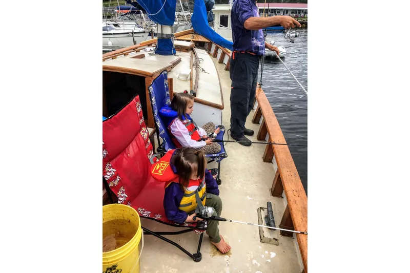 Slide: The Image of Custom Steve Anderson Gaff Schooner 1994 - 16