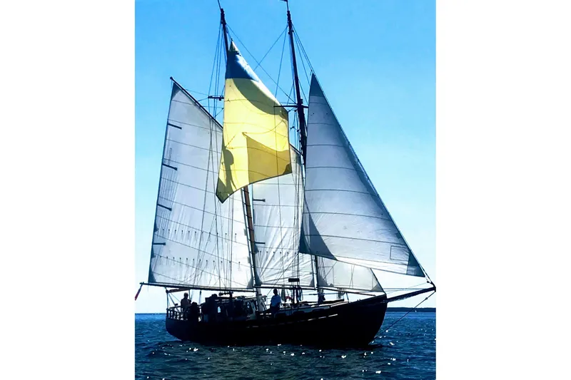 Slide: The Image of Custom Steve Anderson Gaff Schooner 1994 - 4