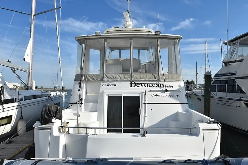 Slide: The Image of Carver Yachts 444 Cockpit Motor Yacht 2001 - 2