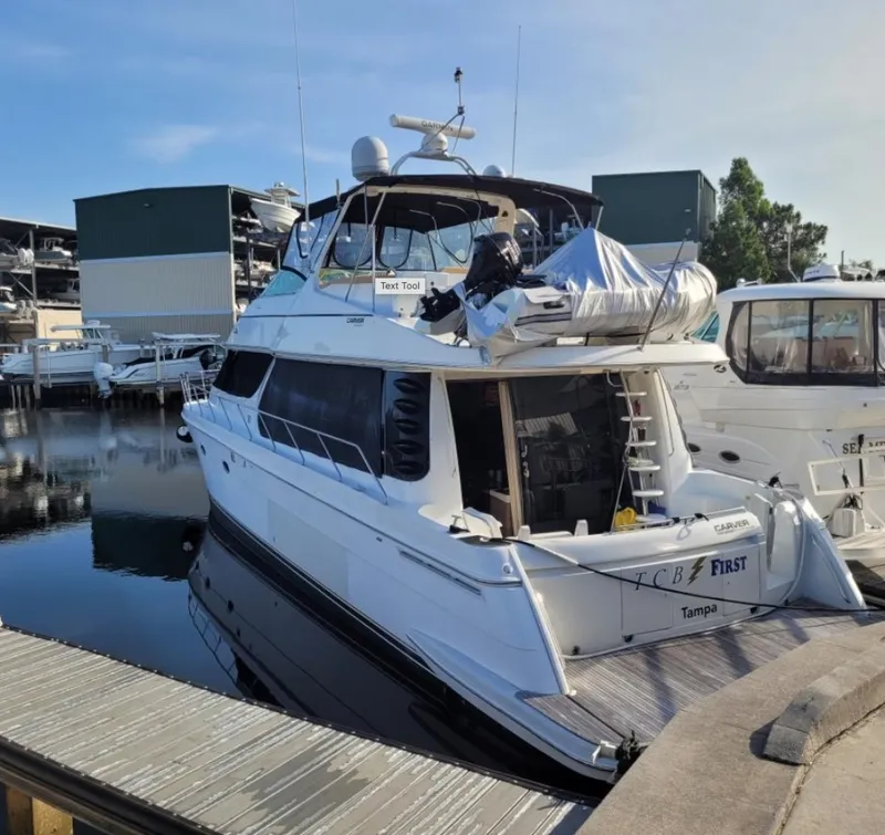 Slide: The Image of Carver Yachts 570 Voyager Pilothouse 2001 - 2