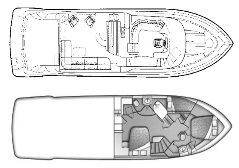 Slide: The Image of Carver Yachts 570 Voyager Pilothouse 2001 - 55
