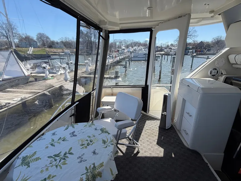Slide: The Image of Carver Yachts 400 Cockpit MY 1997 - 13