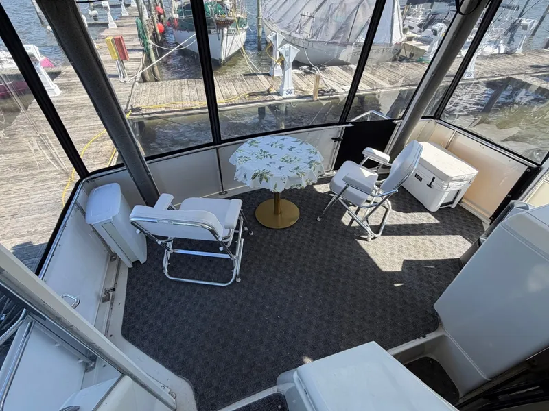 Slide: The Image of Carver Yachts 400 Cockpit MY 1997 - 15