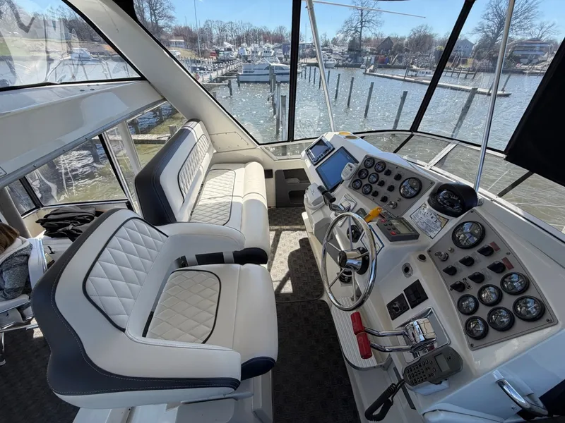 Slide: The Image of Carver Yachts 400 Cockpit MY 1997 - 19