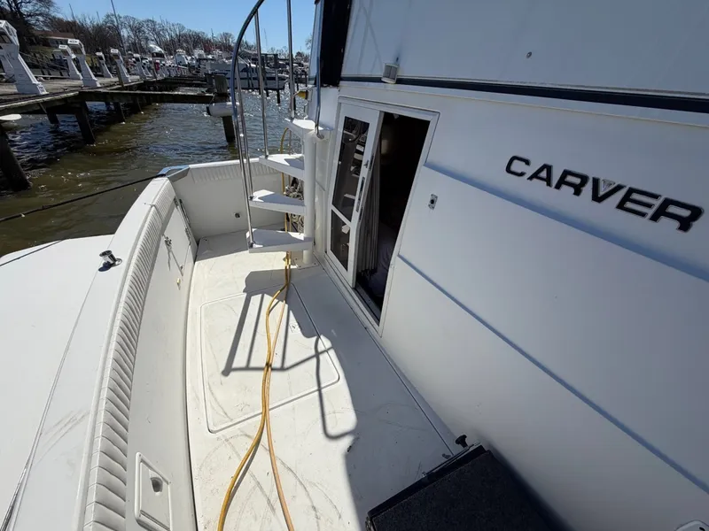 Slide: The Image of Carver Yachts 400 Cockpit MY 1997 - 4