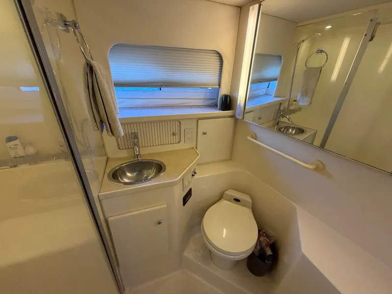 Slide: The Image of Carver Yachts 400 Cockpit MY 1997 - 44