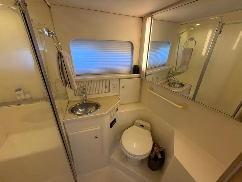 Slide: The Image of Carver Yachts 400 Cockpit MY 1997 - 45