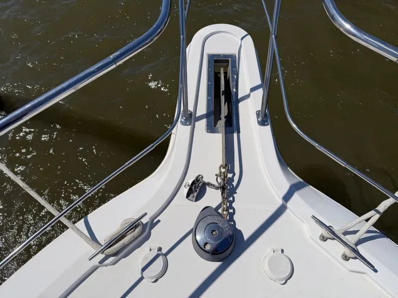 Slide: The Image of Carver Yachts 400 Cockpit MY 1997 - 9
