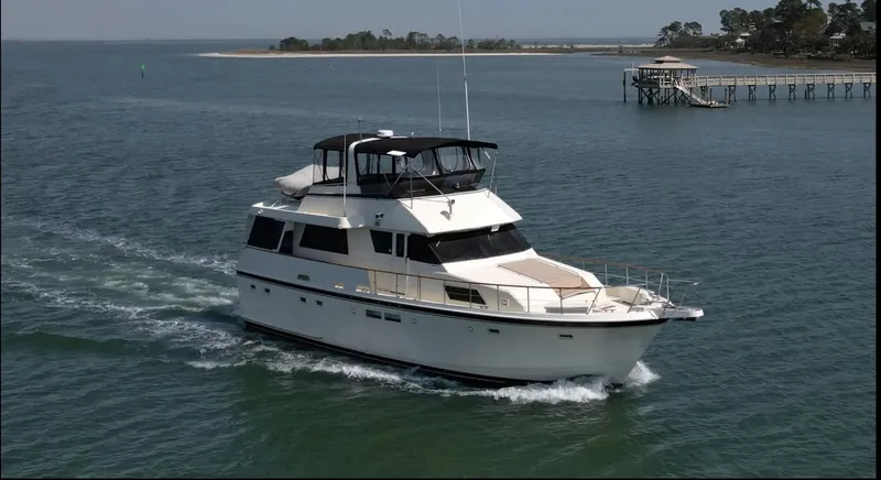 Slide: The Image of Hatteras Motor Yacht 1987 - 90
