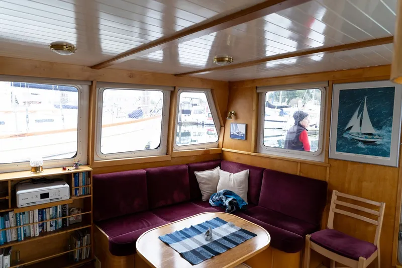 Slide: The Image of Custom Steel Trawler 43 1997 - 12