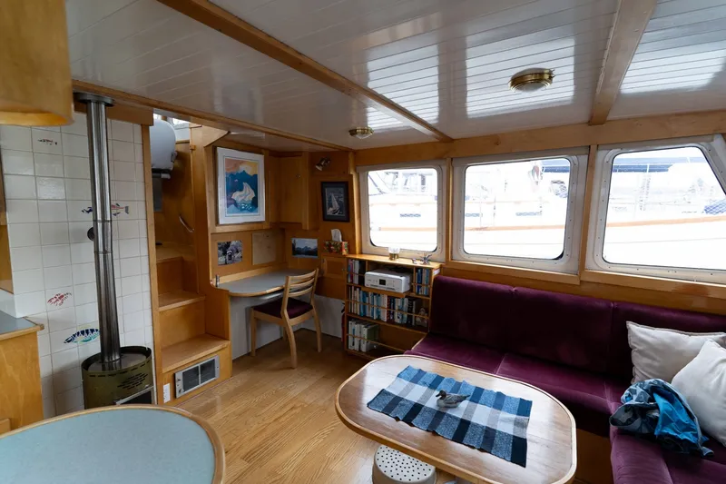 Slide: The Image of Custom Steel Trawler 43 1997 - 15