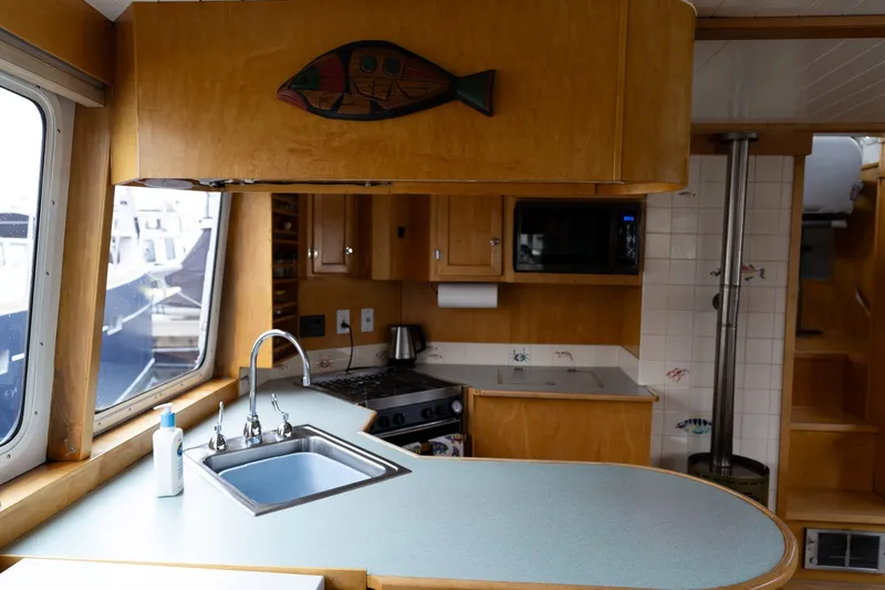 Slide: The Image of Custom Steel Trawler 43 1997 - 18