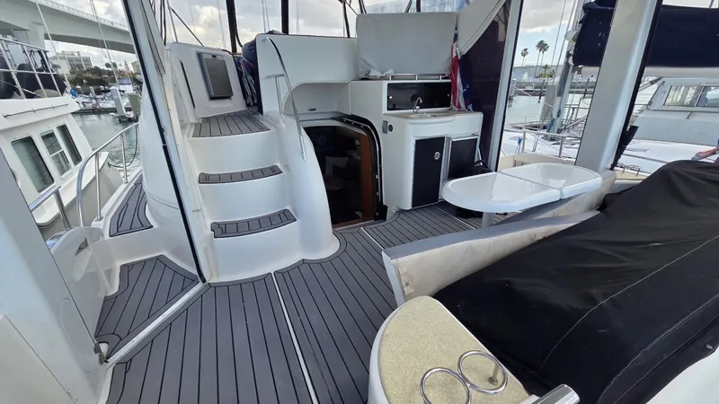 Slide: The Image of Meridian 459 Aft Cabin Cockpit Motor Yacht 2004 - 11