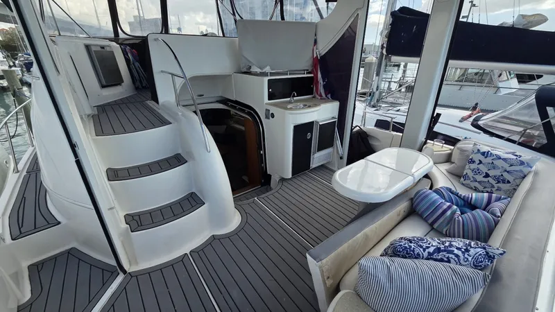 Slide: The Image of Meridian 459 Aft Cabin Cockpit Motor Yacht 2004 - 15