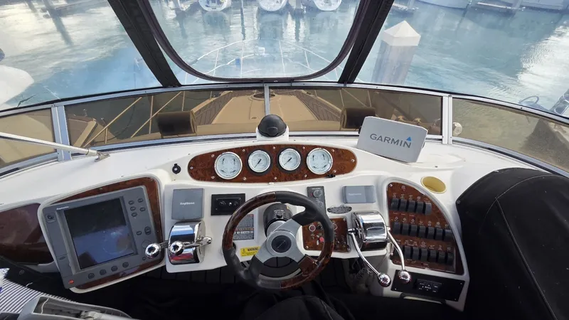 Slide: The Image of Meridian 459 Aft Cabin Cockpit Motor Yacht 2004 - 16