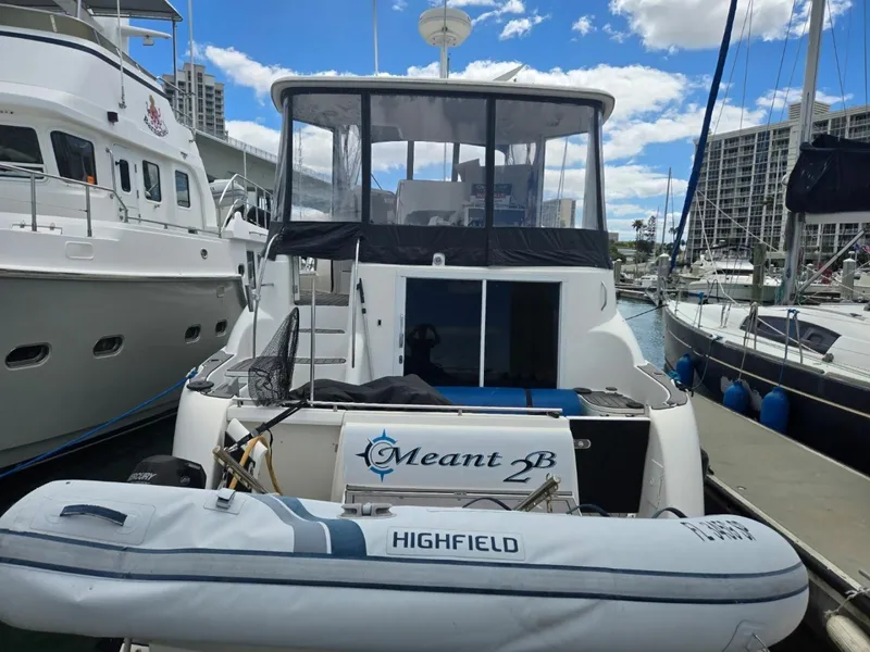 Slide: The Image of Meridian 459 Aft Cabin Cockpit Motor Yacht 2004 - 6