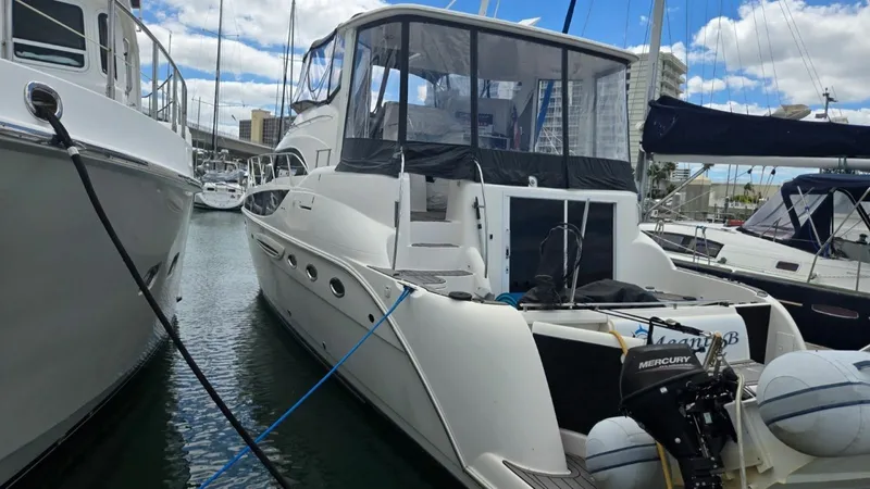 Slide: The Image of Meridian 459 Aft Cabin Cockpit Motor Yacht 2004 - 7