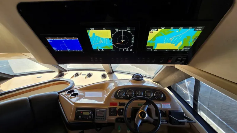 Slide: The Image of Carver Yachts 450 Voyager Pilothouse 2000 - 13