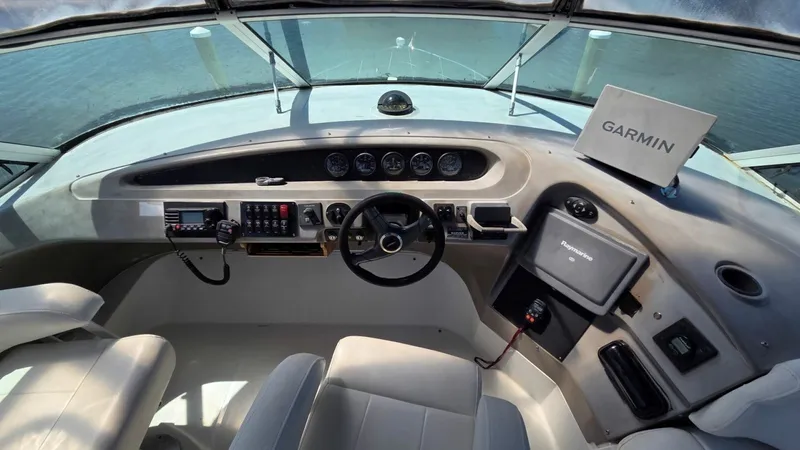 Slide: The Image of Carver Yachts 450 Voyager Pilothouse 2000 - 47