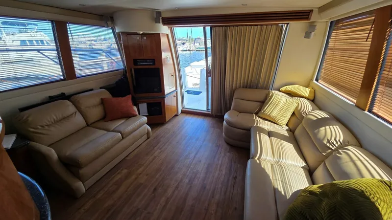 Slide: The Image of Carver Yachts 450 Voyager Pilothouse 2000 - 9