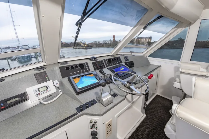 Slide: The Image of Viking Cockpit Sport Yacht 2000 - 12