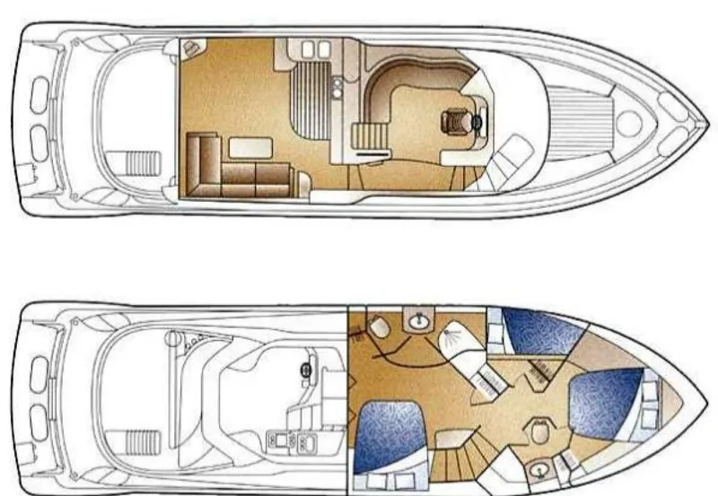 Slide: The Image of Carver Yachts 530 Voyager 1998 - 7