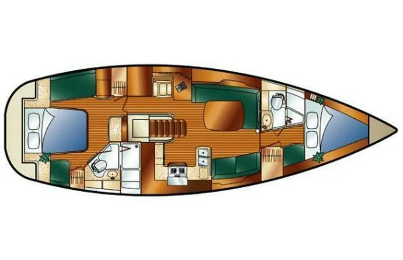 Slide: The Image of Hunter 45 Center Cockpit 2010 - 15