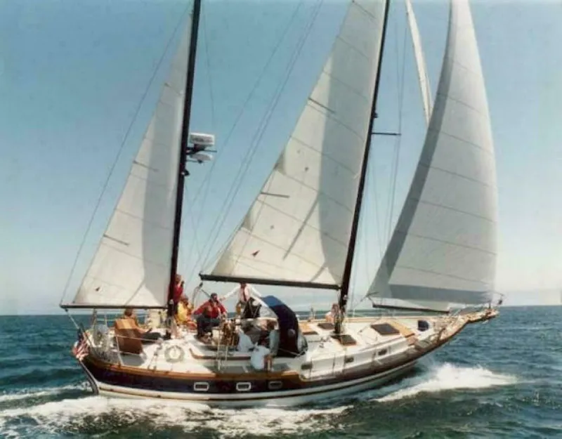 Slide: The Image of Vagabond 42 Ketch 1983 - 88